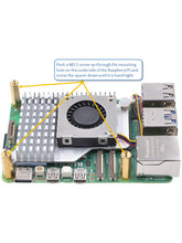 Load image into Gallery viewer, X1001 Top-Mounted PCIe to NVMe SSD Expansion Shield for Raspberry Pi 5