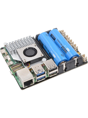 X1201 Dual 18650 UPS Power Management Board for Raspberry Pi 5