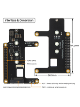 Load image into Gallery viewer, X1015 Top-Mounted PCIe to NVMe SSD Expansion Shield for Raspberry Pi 5