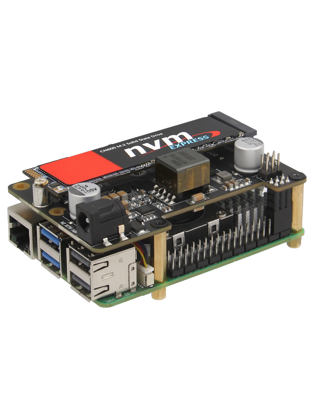 X1012 POE NVMe Extension Board for Raspberry Pi 5