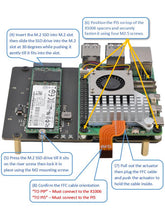 Load image into Gallery viewer, X1006 PCIe to SATA/M.2 SSD Shield for Raspberry Pi 5