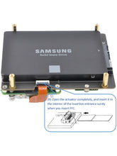 Load image into Gallery viewer, X1006 PCIe to SATA/M.2 SSD Shield for Raspberry Pi 5