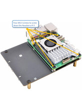 Load image into Gallery viewer, X1100 2.5&quot; SATA HDD/SSD Shield for Raspberry Pi 5